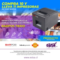 IMPRESORA BARPOS T8300
