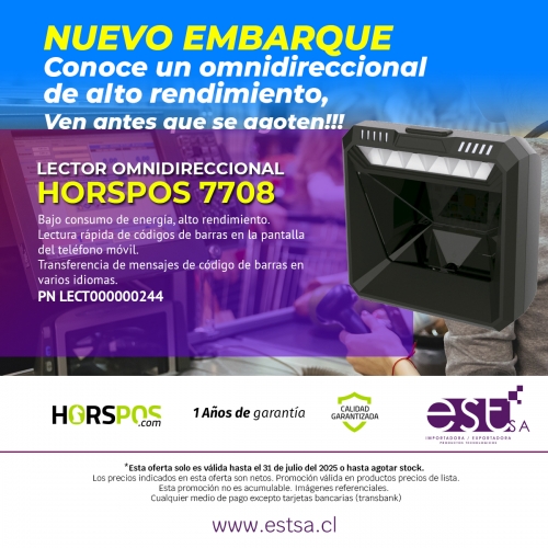 LECTOR OMNIDIRECCIONAL HORSPOS 7708