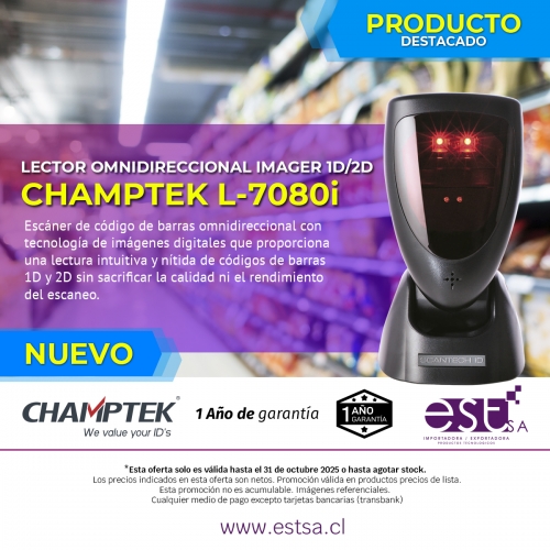 Lector Omnidireccional Champtek L-7080i