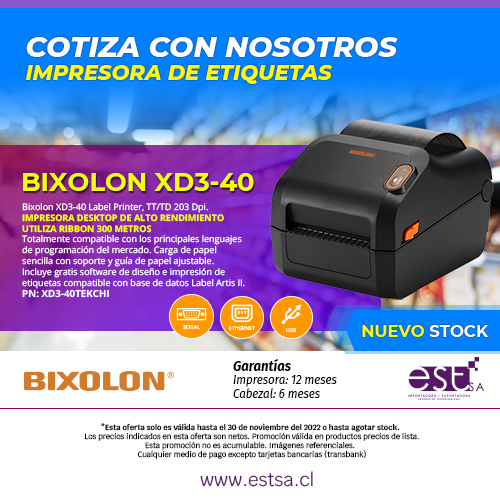 Impresora Bixolon XD3